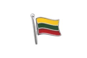 Silver badge "Flag of Lithuania"