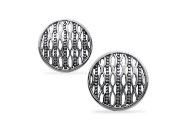 Silver earrings