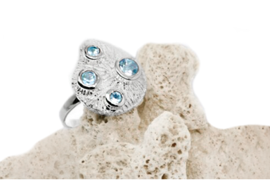Silver ring with Topaz Silver ring with Topaz