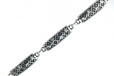 Sidabrinė apyrankė su Swarovski krištolu AP390401080
