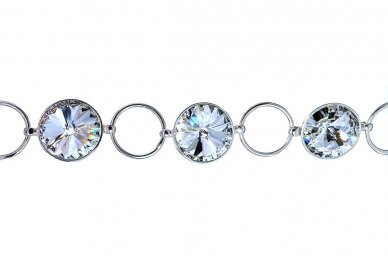 Sidabrinė apyrankė su Swarovski krištolu AP337352110