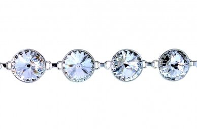 Sidabrinė apyrankė su Swarovski krištolu AP337352150