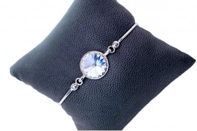 Silver bracelet with Swarovski crystal AP349400680