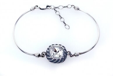 Silver bracelet with Swarovski crystal AP349400760