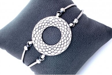 Silver bracelet with Swarovski crystal AP364401190 1