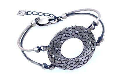 Silver bracelet with Swarovski crystal AP364401190