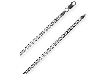 Silver shiny chain - unisex 1