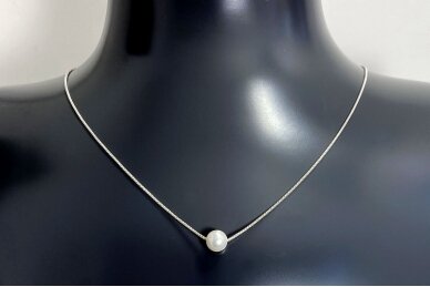 Cultured Pearl Silver Necklace 1