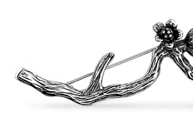 Silver brooch SA371350790 2