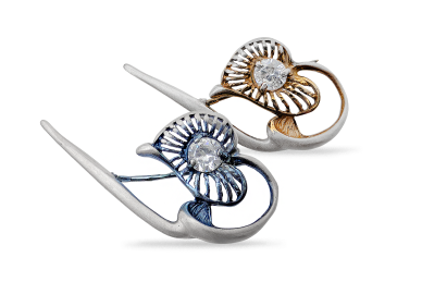 Silver brooch - Bindweed Silver brooch - Bindweed