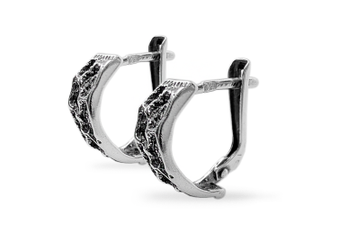 Silver earrings