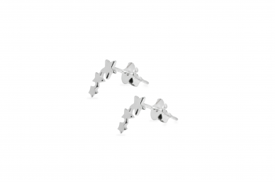 Silver earrings - Stars 1 Silver earrings - Stars 1