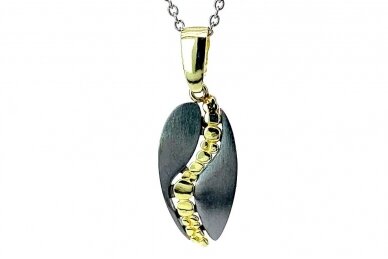Platinum & Gold plated Pendant 1