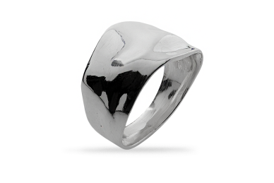 Silver wide ring 1