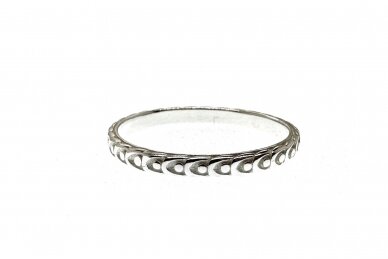 Silver thin ring Ž0011500130