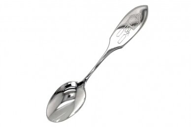 Silver Tea Spoon "Clock" 1