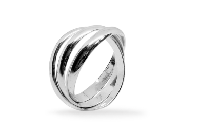 Silver braided ring Silver braided ring