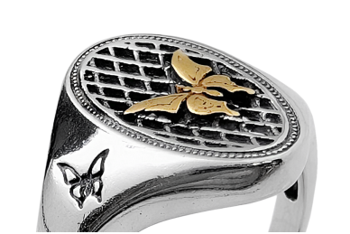 Silver ring - Butterflies 4 Silver ring - Butterflies 4