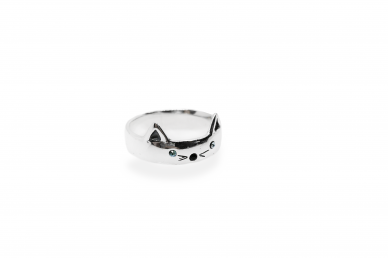 Silver ring - Kitten 2