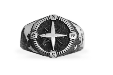 Silver ring - Compass 1 Silver ring - Compass 1