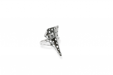 Silver ring with Zircon