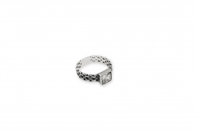 Silver ring with Zircon 1 Silver ring with Zircon 1