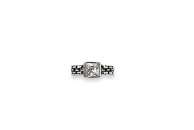 Silver ring with Zircon 2 Silver ring with Zircon 2