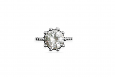 Silver ring with Zircon 3 Silver ring with Zircon 3