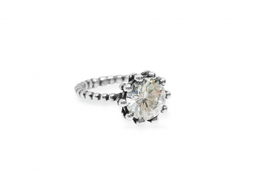Silver ring with Zircon 2 Silver ring with Zircon 2