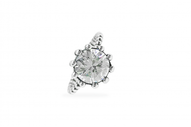 Silver ring with Zircon 1 Silver ring with Zircon 1