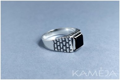 Men's ring with Onyx
