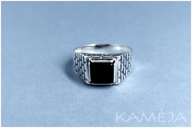 Men's ring with Onyx 1