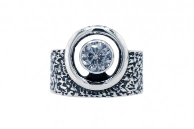 Sterling silver ring with Cubic Zirconia Z1806350630