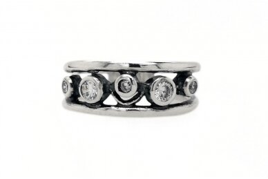 Sterling silver ring with Cubic Zirconia Z1822350480 1