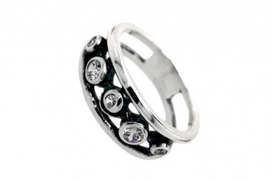 Sterling silver ring with Cubic Zirconia Z1822350480