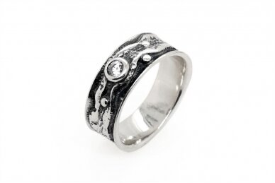 Sterling silver ring with Cubic Zirconia Z1840350520
