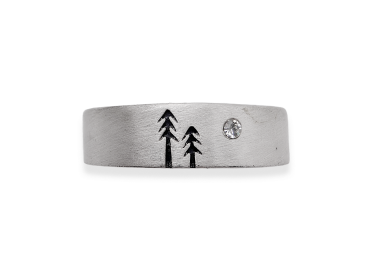 Silver ring - Full Moon 1 Silver ring - Full Moon 1