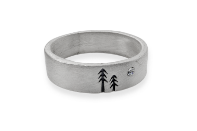 Silver ring - Full Moon 2 Silver ring - Full Moon 2