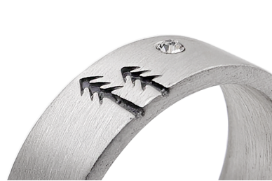 Silver ring - Full Moon 3 Silver ring - Full Moon 3