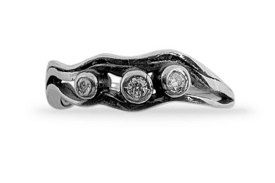 Silver ring with Zircon 2 Silver ring with Zircon 2