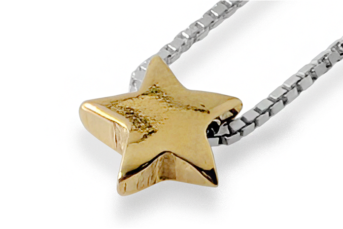 Silver chain with Star 3
