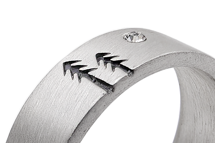 Silver ring - Full Moon 3 Silver ring - Full Moon 3