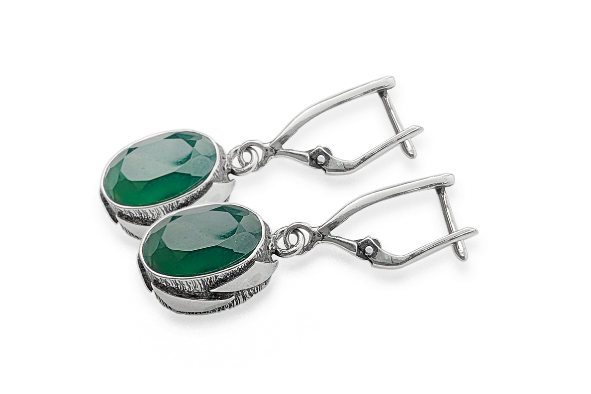 Exclusive earrings with Agate 1