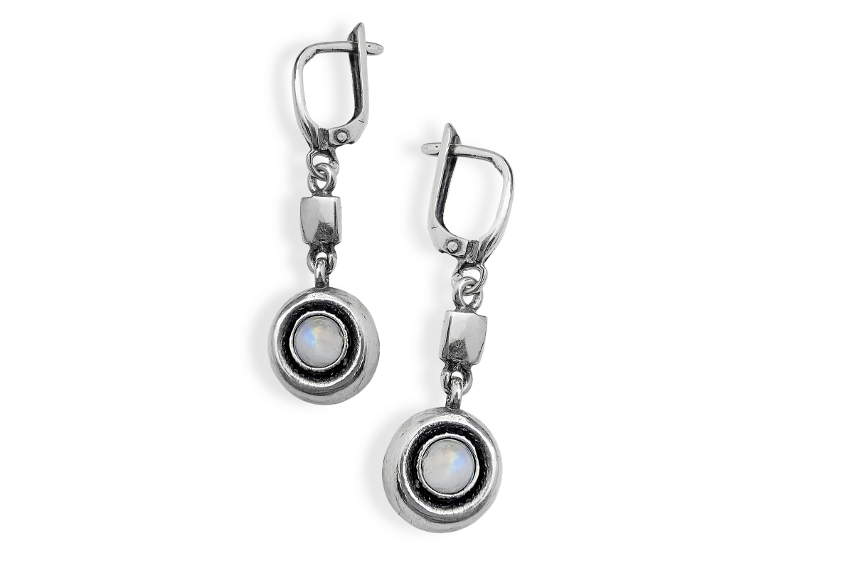 Exclusive earrings with Moonstone 2 Exclusive earrings with Moonstone 2