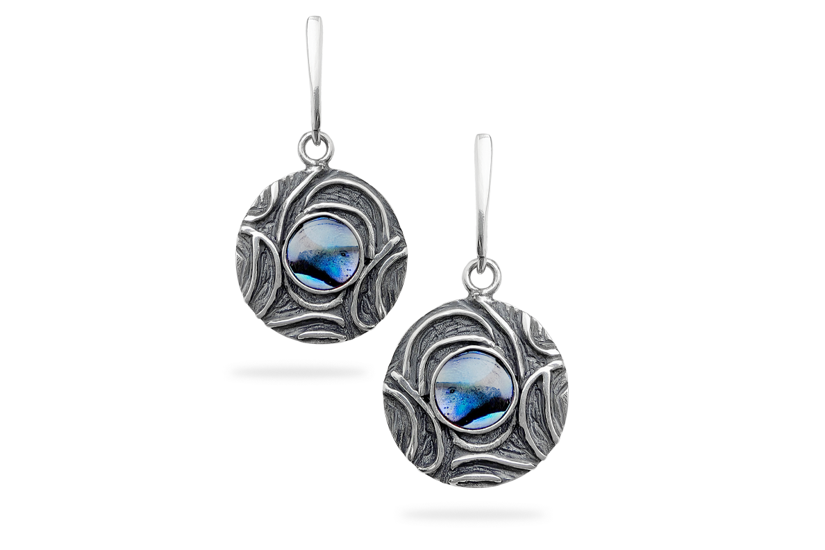 Exclusive earrings with Mother of Pearl