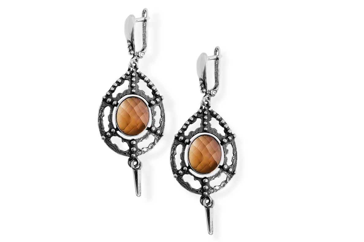 Exclusive earrings with Zultanite 1