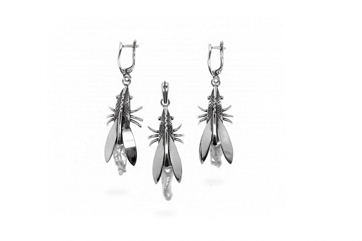 Exclusive set - Cultured pearl beetles