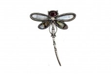 Exclusive brooch - pendant-  Kyanite dragonfly