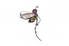 Exclusive brooch - Colored dragonfly