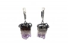 Exclusive earrings with Amethyst